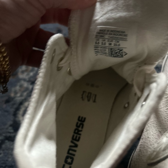 CONVERSE Leather/textile high tops - Picture 4 of 4